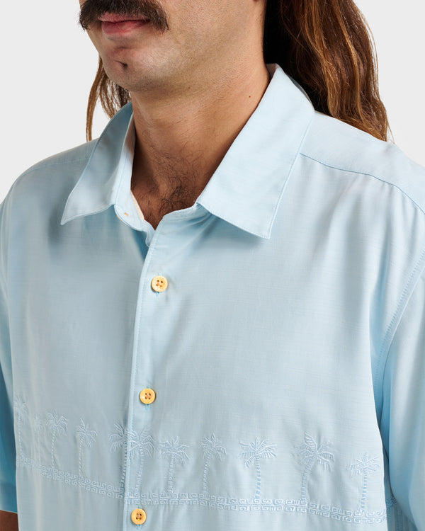 Quiksilver Waterman Tahiti Palms Premium Anti-Wrinkle Shirt