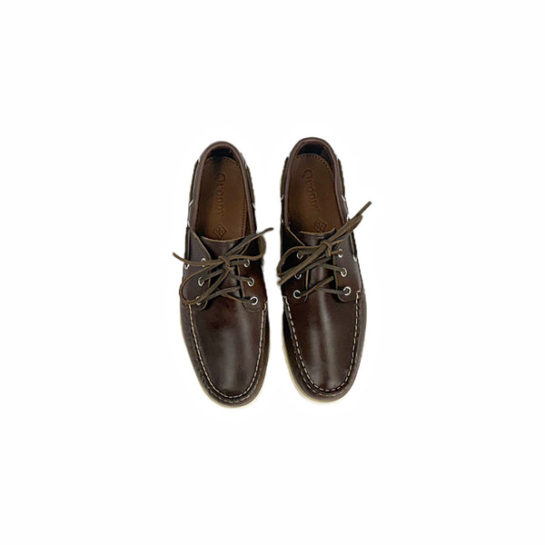 Quoddy In Stock Men’s Quoddy Head Boat Shoe CL: Brown Natural