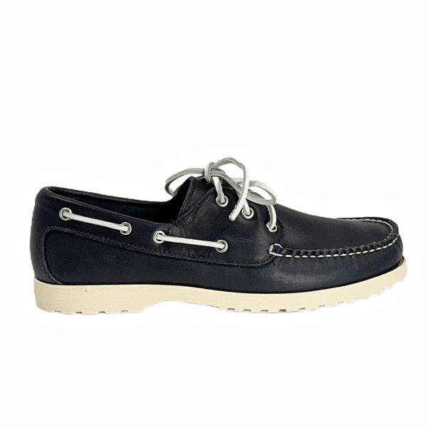 quoddy In Stock Men’s Quoddy Head Boat Shoe CL: Navy