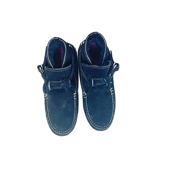 Quoddy KKB Original Ring Boot - Black Suede Shearling Lined