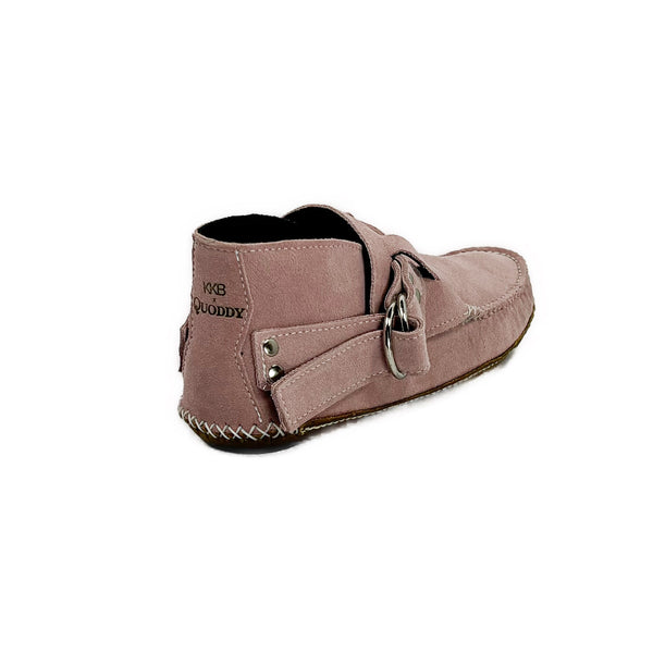 Quoddy KKB Original Ring Boot - Pink Suede Leather Lined