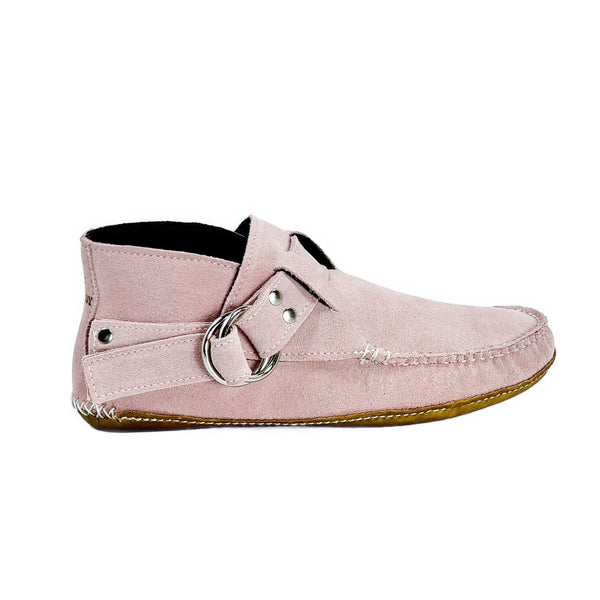 quoddy KKB Original Ring Boot - Pink Suede Leather Lined