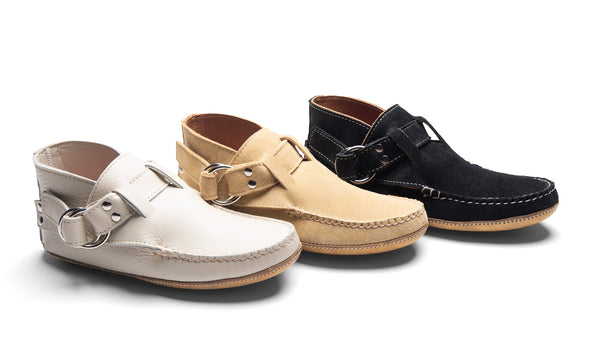 Quoddy KKB Original Ring Boot - Winter White Full Grain Leather Lined