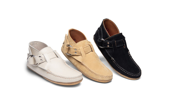 Quoddy KKB Original Ring Boot - Winter White Full Grain Leather Lined