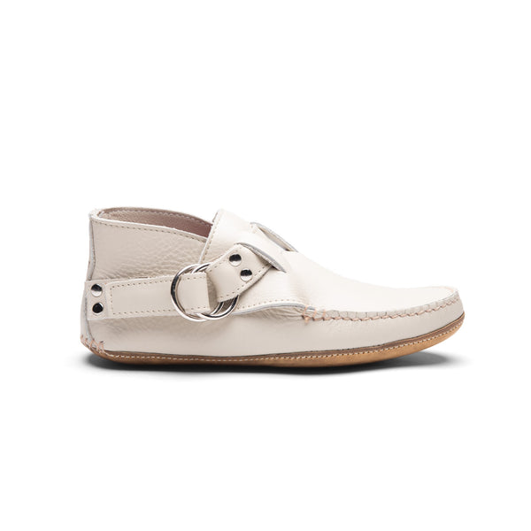 quoddy KKB Original Ring Boot - Winter White Full Grain Leather Lined