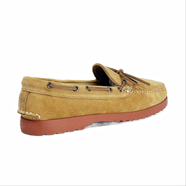 Quoddy LE Men's Canoe Shoe Classic: Toast Suede Brick
