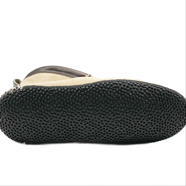 Quoddy LE Men’s Dorm Boot Slipper: Green Plaid Chestnut