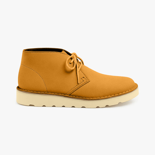 quoddy Men's Biddeford Desert Boot Wedge: Amarillo Wheat