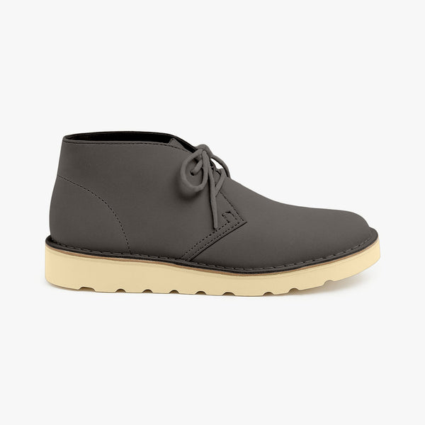 quoddy Men's Biddeford Desert Boot Wedge: Dark Granite