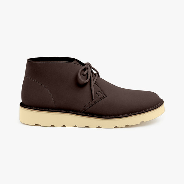 quoddy Men's Biddeford Desert Boot Wedge: Hickory Brown