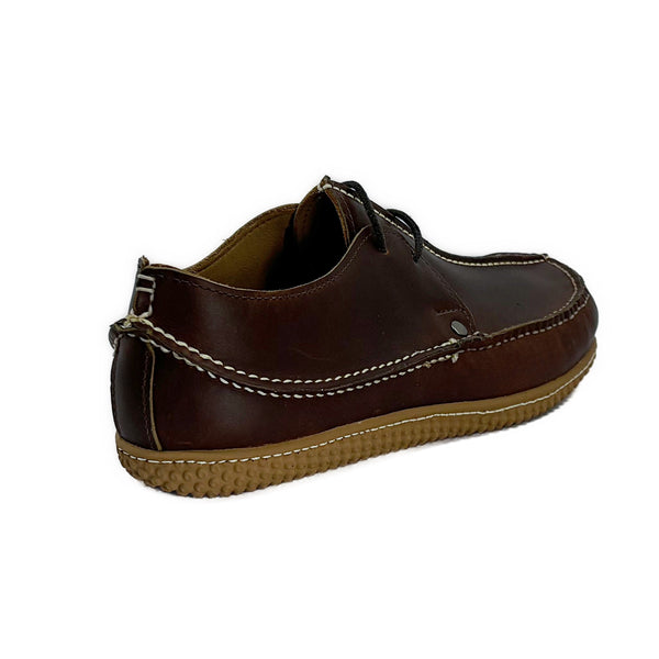 Quoddy Men's Horween Meridian - EXERSOLE® By Quoddy "Barefoot": Brown Leather