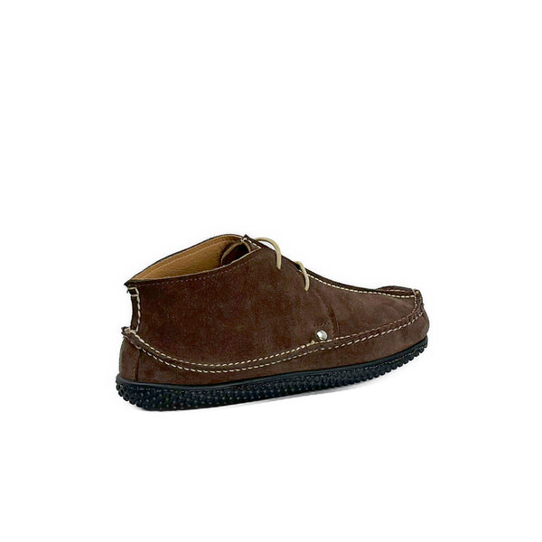Quoddy Men's LE Caribbean - EXERSOLE® By Quoddy "Barefoot": Chocolate Suede