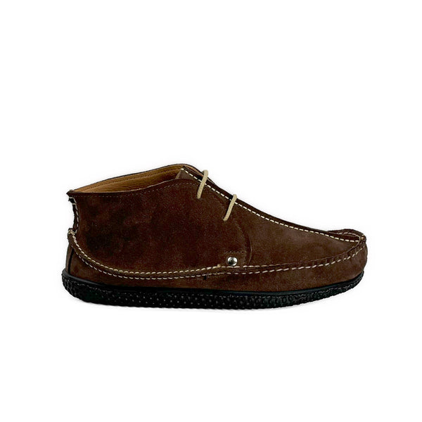 quoddy Men's LE Caribbean - EXERSOLE® by Quoddy "Barefoot": Chocolate Suede