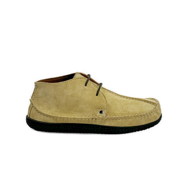 quoddy Men's LE Caribbean - EXERSOLE® by Quoddy "Barefoot": Sand Suede