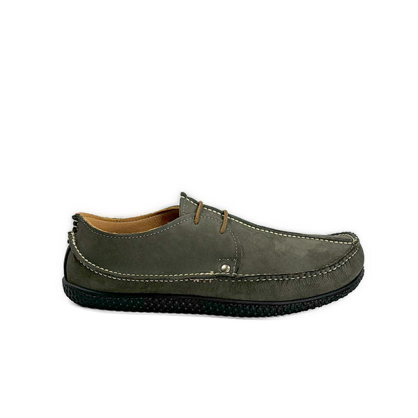 quoddy Men's LE Meridian - EXERSOLE® by Quoddy "Barefoot": Granite Nubuck