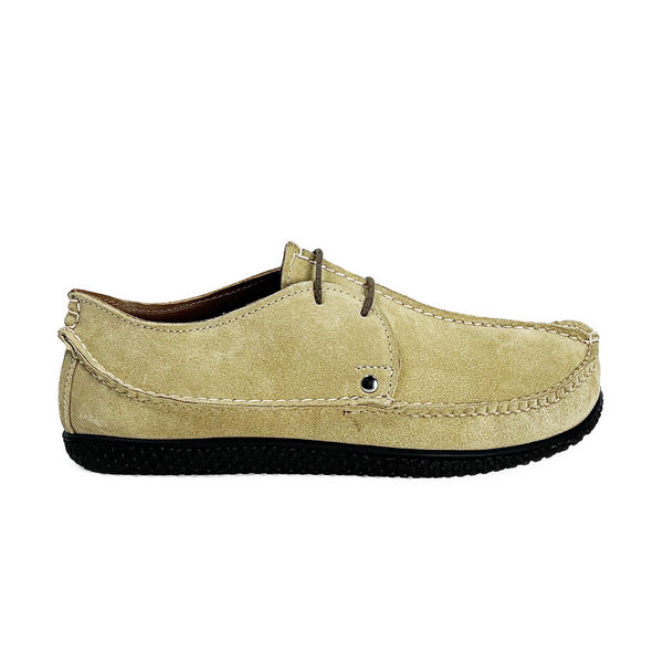 quoddy Men's Meridian - EXERSOLE® by Quoddy "Barefoot": Sand Suede