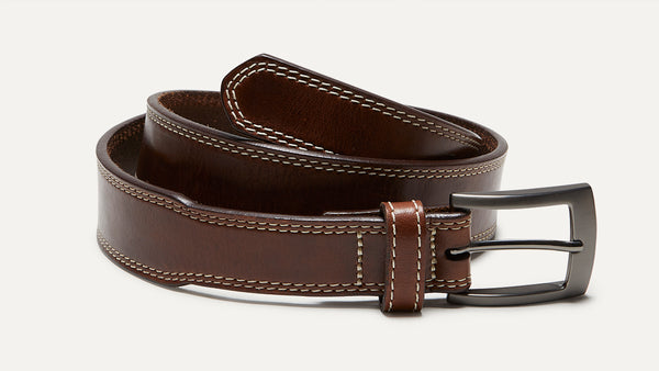 quoddy Accessory Belts - Plain Brown