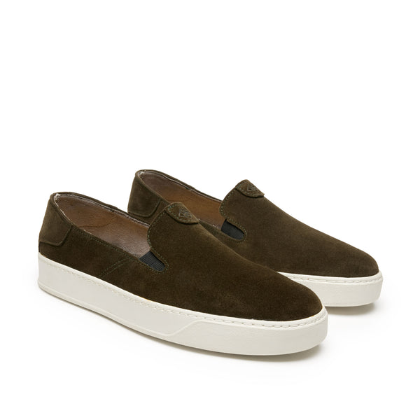 Quoddy Bobby Slip On Hunter Green