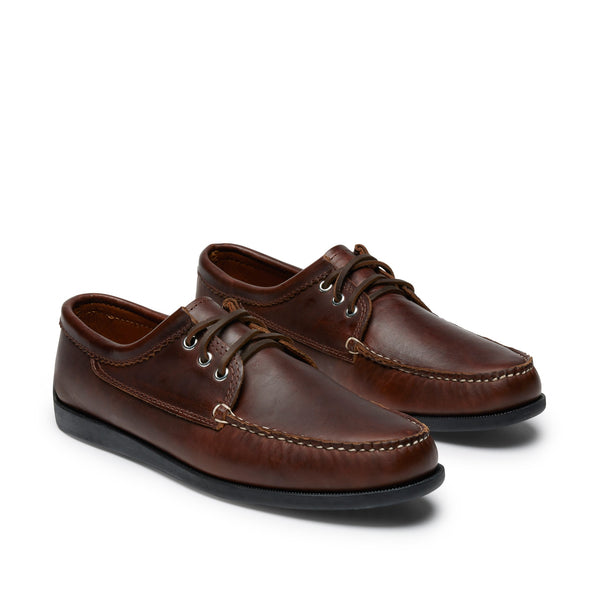 Quoddy In Stock Men’s Blucher Shoe: Brown
