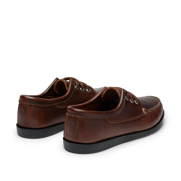 Quoddy In Stock Men’s Blucher Shoe: Brown