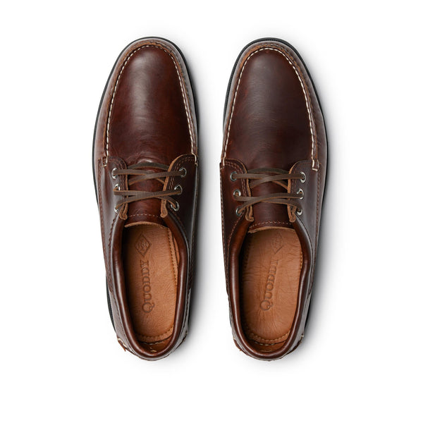 Quoddy In Stock Men’s Blucher Shoe: Brown