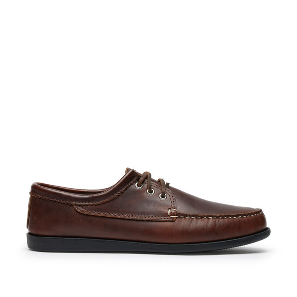 quoddy In Stock Men’s Blucher Shoe: Brown