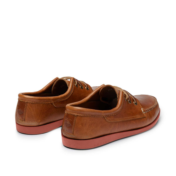 Quoddy In Stock Men’s Blucher Shoe: Whiskey