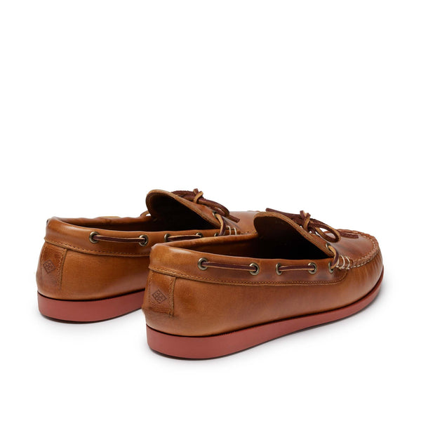 Quoddy In Stock Men’s Canoe Shoe: Whiskey