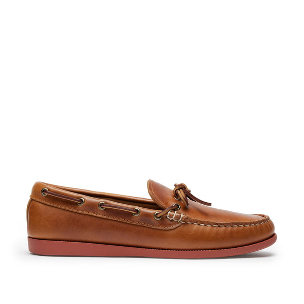 quoddy In Stock Men’s Canoe Shoe: Whiskey