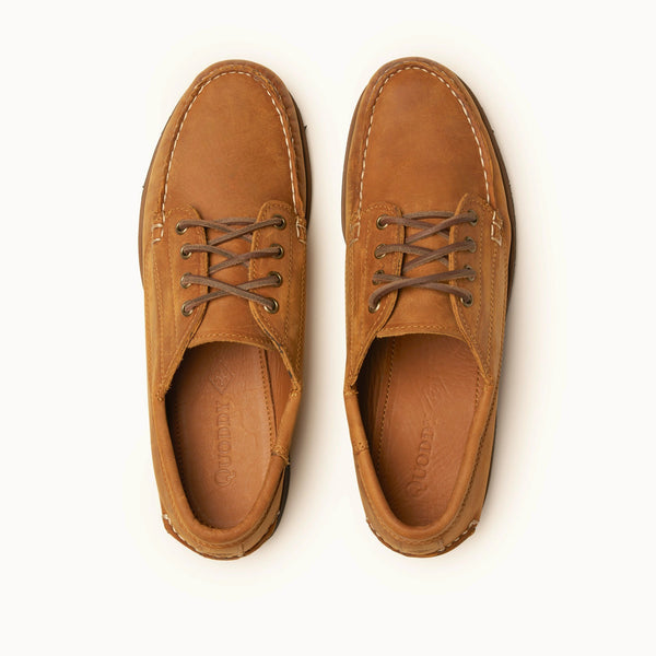 Quoddy In Stock Men’s Maliseet Shoe: Whiskey