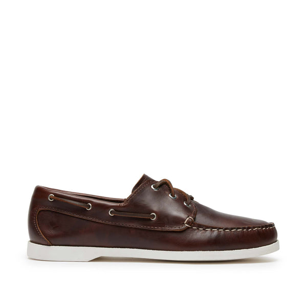 quoddy In Stock Men’s Quoddy Head Boat Shoe: Brown
