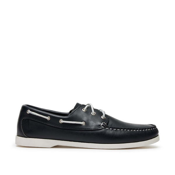 quoddy In Stock Men’s Quoddy Head Boat Shoe: Navy