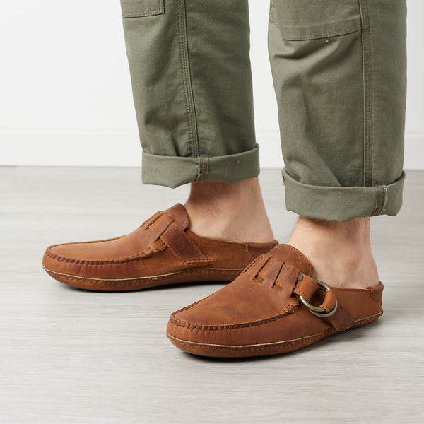 Quoddy In Stock Men’s Ring Mule: Capetown Trail