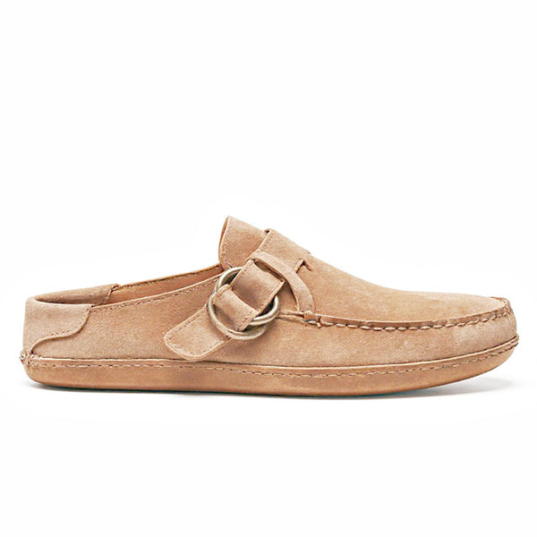 quoddy In Stock Men’s Ring Mule: Mushroom Suede