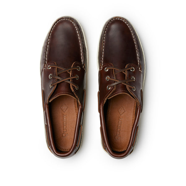 Quoddy In Stock Men’s Runabout Shoe: Brown