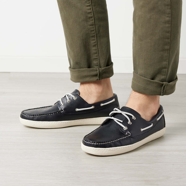 Quoddy In Stock Men’s Runabout Shoe: Navy