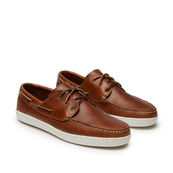 Quoddy In Stock Men’s Runabout Shoe: Whiskey