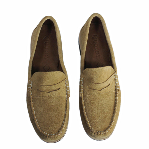 Quoddy In Stock Women's Penny Loafer: Sand