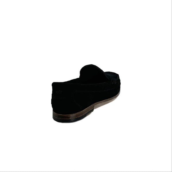 Quoddy KKB Penny Loafer: Black Suede