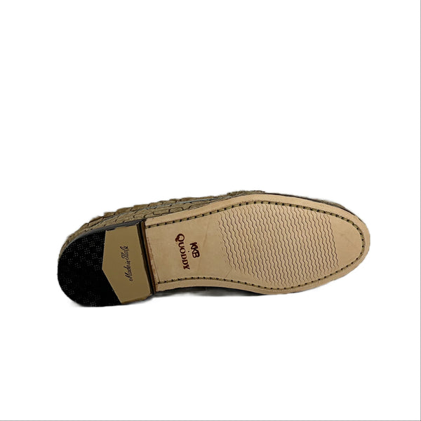 Quoddy KKB Penny Loafer: Gold Hair-On Leather