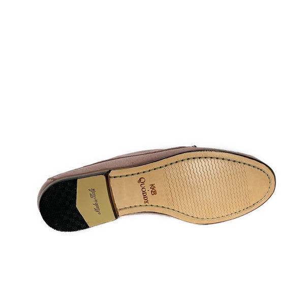 Quoddy KKB Penny Loafer: Pink Suede