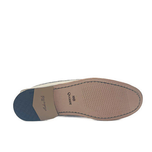 Quoddy KKB Penny Loafer: Winter White Leather