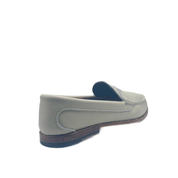 Quoddy KKB Penny Loafer: Winter White Leather