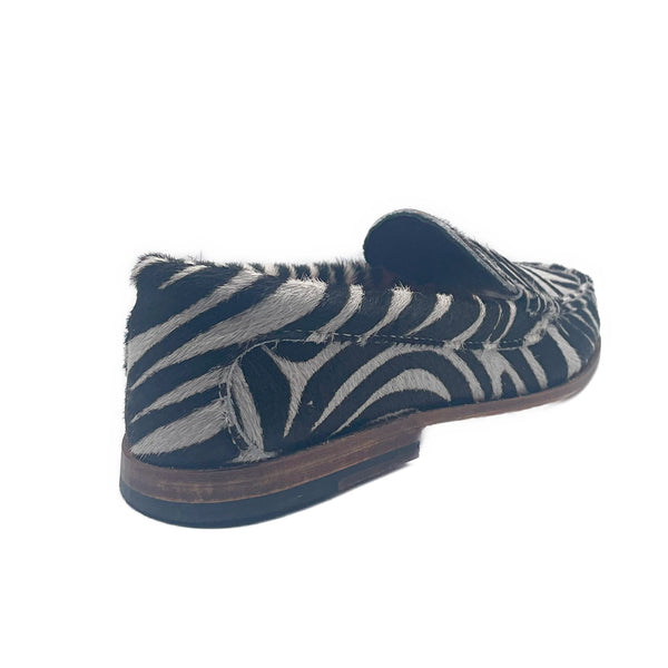 Quoddy KKB Penny Loafer: Zebra Print
