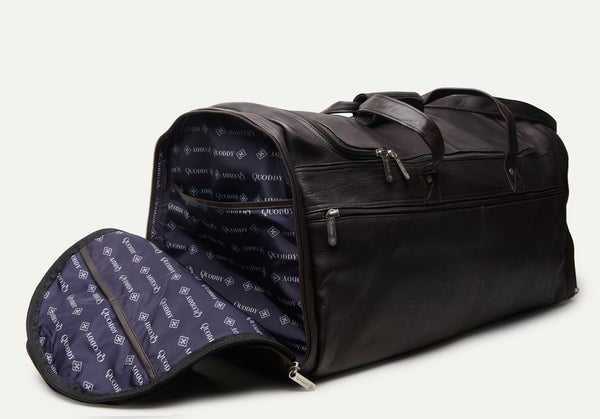 Quoddy Large Multi-Pocket Duffle - Cafe Brown