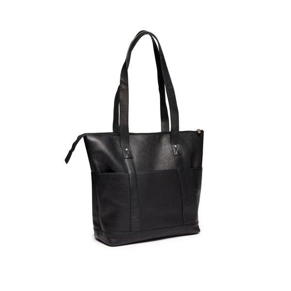 Quoddy Large Multi-Pocket Tote- Black
