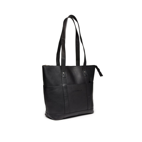 quoddy Large Multi-Pocket Tote- Black