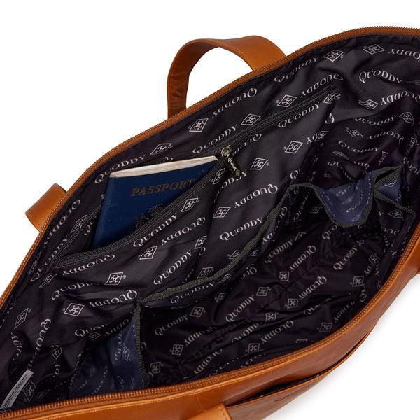 Quoddy Large Multi-Pocket Tote - Tan