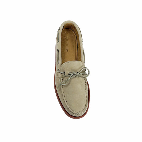 Quoddy LE Men's Canoe Shoe: Pebble Beige