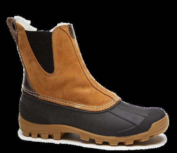 quoddy Men’s Barn Boot: Toast Suede